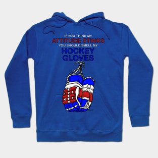 Funny HOCKEY GLOVES SMELL Ice Hockey Hoodie